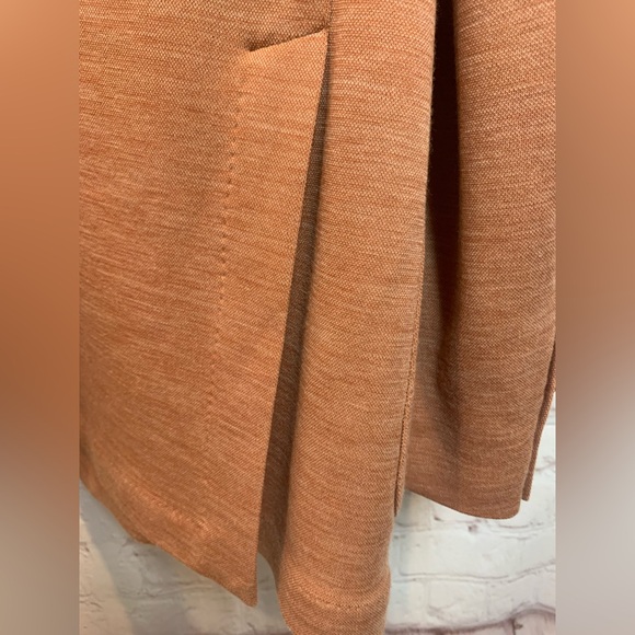 Loro Piana x Saks Fifth Avenue Chiffon Orange Wool Sport Coat Italy 46 L - Picture 15 of 15